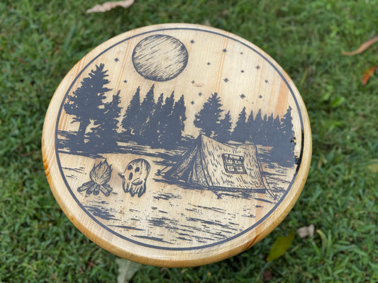 Camping Ghost end table