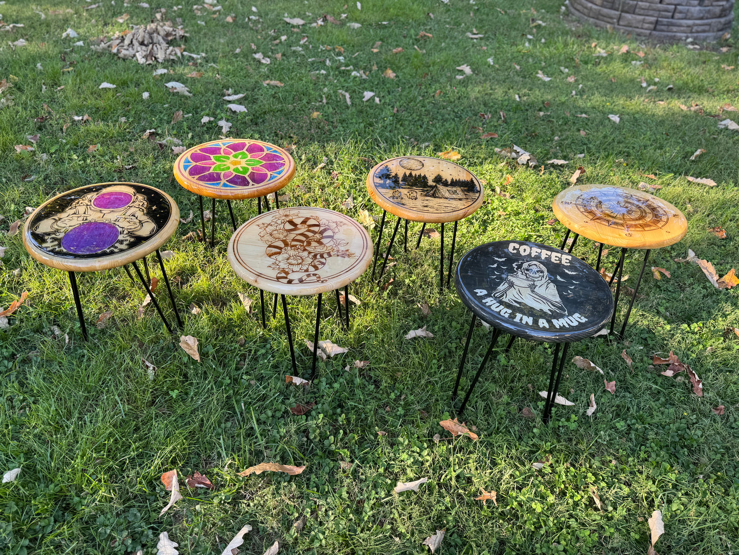 Sand Worm End Table