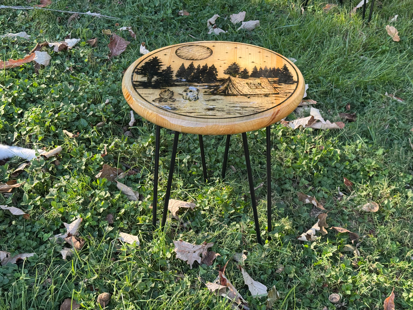 Sand Worm End Table