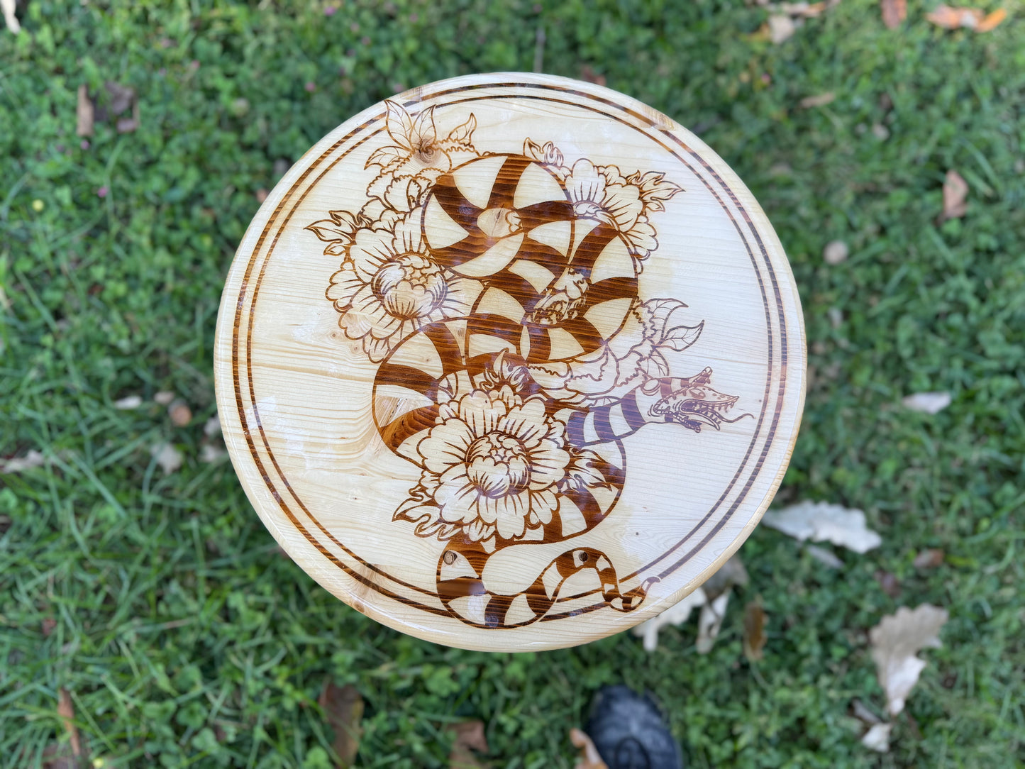 Sand Worm End Table