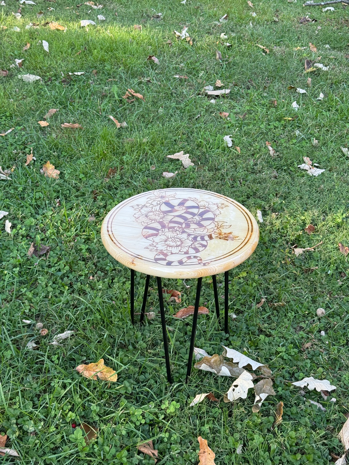 Sand Worm End Table