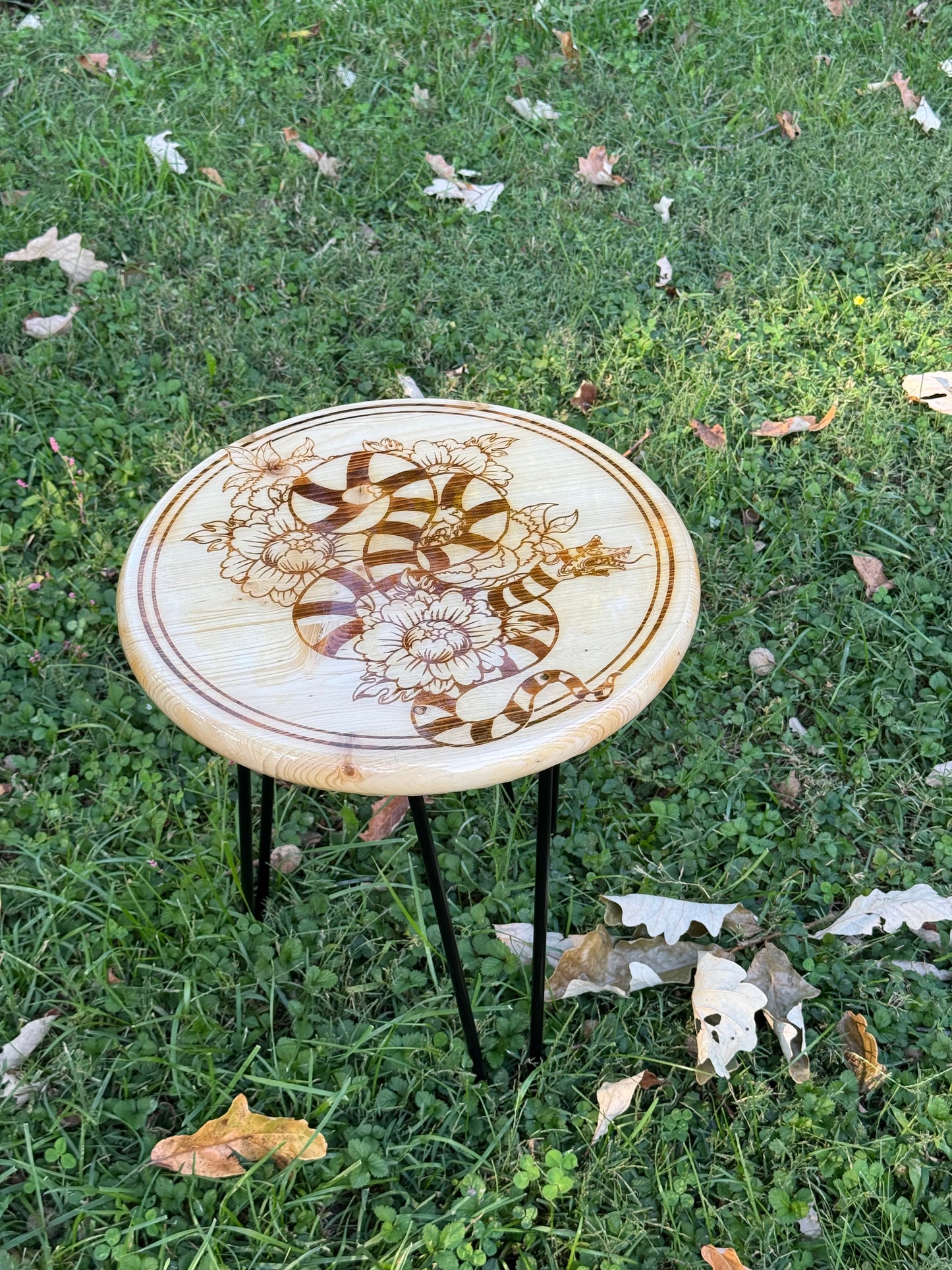 Sand Worm End Table